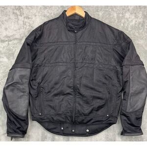 Icon‎ Motorsports Men's Tarmac Jacket Stealth XL Black Padded Racing Motorcycle